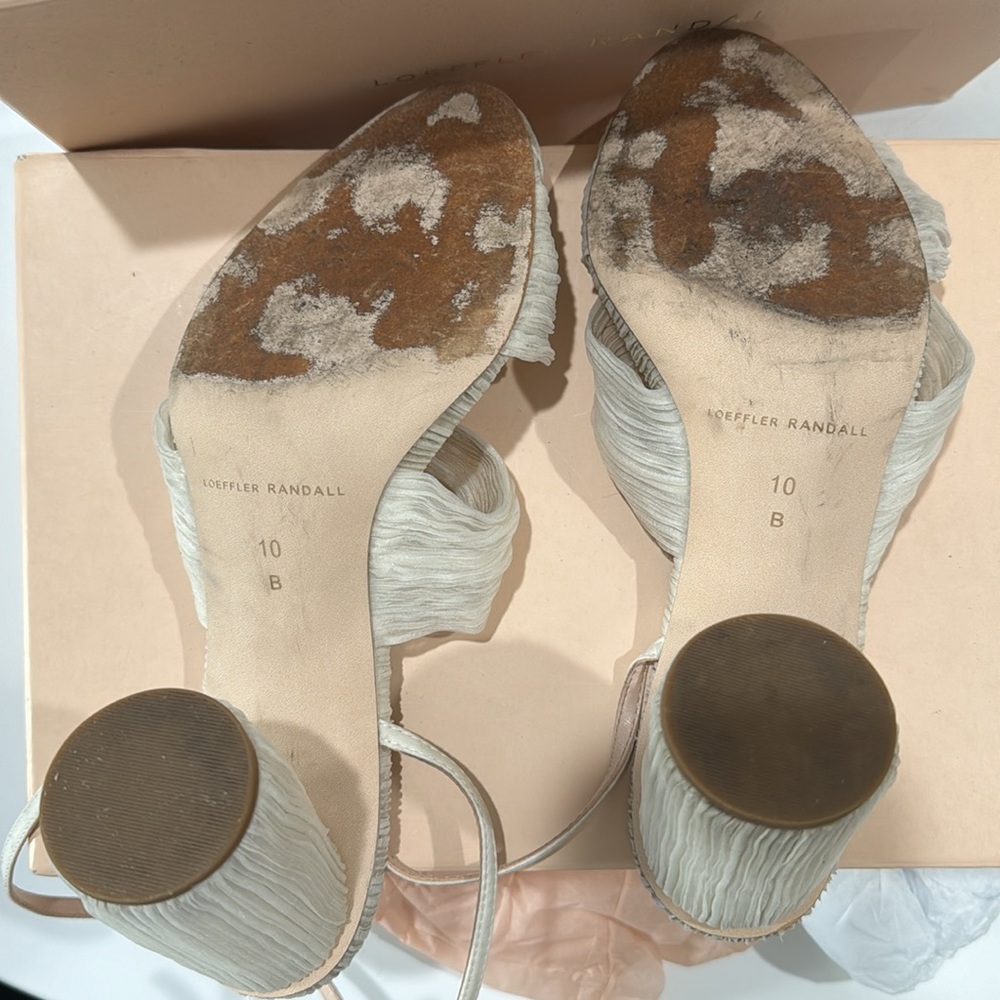 Loeffler Randall Reed Heels in Pearl - Picture 3 of 6